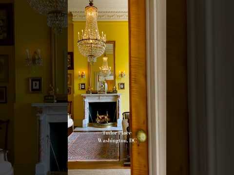 Tudor Place is a handsome historic home built by Martha Washington’s granddaughter #historichomes