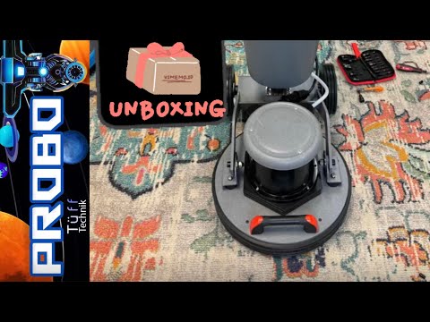 ProBot unboxing. First look. Oscillating pad machine – OP. High-speed cleaning. ￼