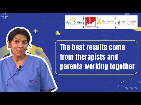 The best results come from therapists and parents working together