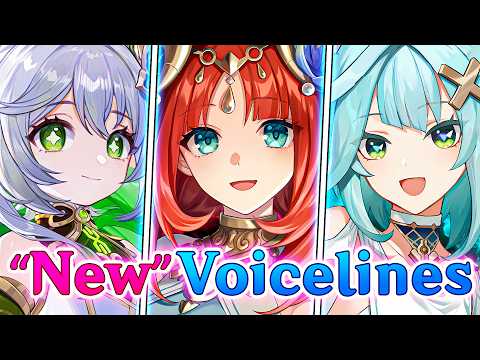 Nahida, Cyno, Faruzan and Others Talk about Nilou!! ft. Dehya, Kaveh | Genshin Impact voice lines