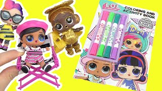 LOL Surprise Coloring and Activity Book Pages with Dolls