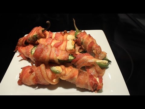 Bacon Wrapped Jalapeno & Sweet Peppers