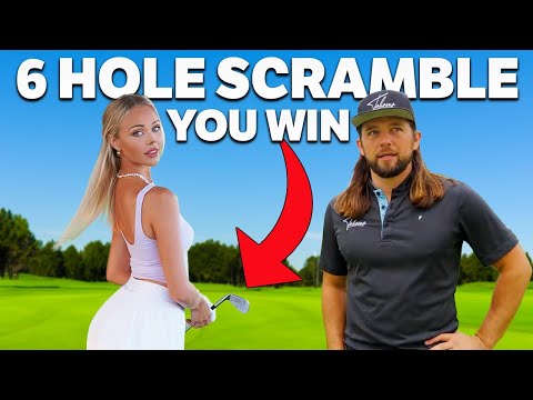 Can We Shoot -3 for 6 Holes? Scramble Wedge Giveaway! | Claire Hogle