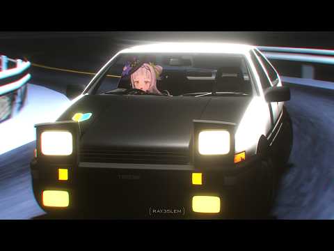 Shion boasts about her manual driver's license while racing at full speed [Eng sub / hololive]