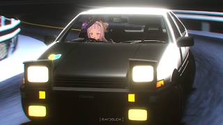 Shion boasts about her manual driver's license while racing at full speed [Eng sub / hololive]