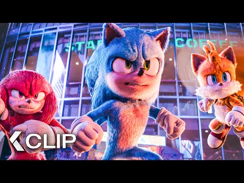 Team Sonic vs. Shadow - SONIC THE HEDGEHOG 3 Clip (2024)