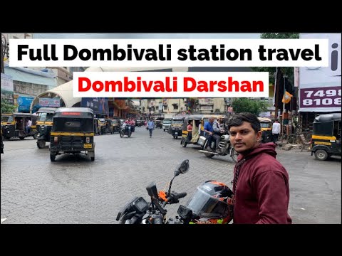 @totalVlogging-Dombivalikar Dombivali Station Full Travel With Bike