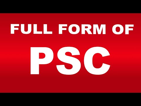 Full Form of PSC | What is PSC Full Form | PSC Abbreviation