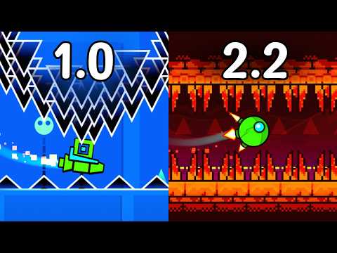 Impossible Level in Every Update! (1.0 - 2.2) | Geometry Dash