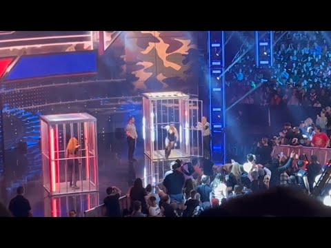 4 Suplex & Rhea Ripley Enters Cage - WWE Survivor Series 2022