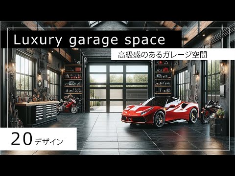 Luxury garage space【20designs】高級感のあるガレージ空間