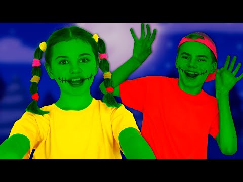 Zombie Game - Pretend Play Kids Songs with Nick and Poli #nurseryrhymes