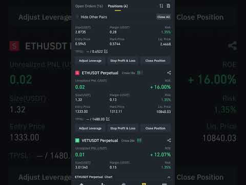 my very little profit binance