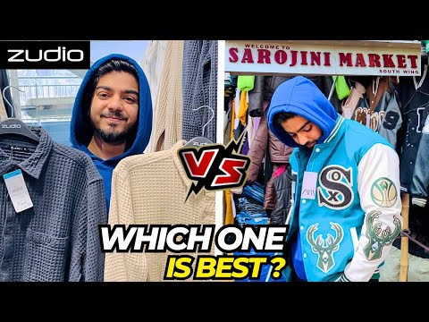 Zudio Vs Sarojini Nagar market 😍 || Which One is Best ? || Shubham Panchal vlogs