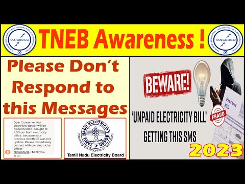 TNEB Fake News 2023| இன்றிரவு மின் இணைப்பு துண்டிக்கப்படும்.." மெசேஜ் வந்தால் நம்பாதீங்க" | Be alert