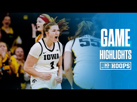 Iowa State at Iowa | Highlights | Big Ten Women's Basketball | 12/11/2024