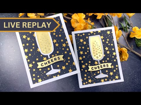 🟣LIVE REPLAY! Cheers to the New Year! CZ Design