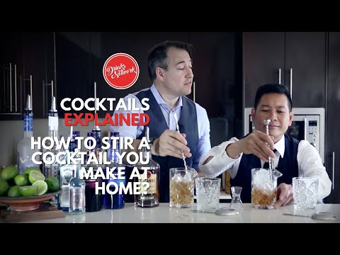 How To Stir a Cocktail You Make at Home? | Cocktails Explained | Drinks Network