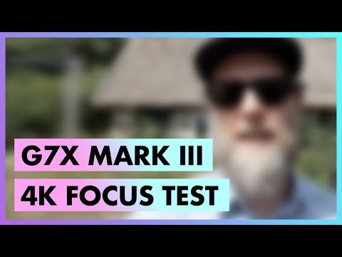 Canon g7x mark iii autofocus issues