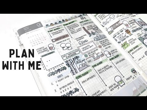 Real Time Plan With Me: Forest Biome | Hobonichi Cousin