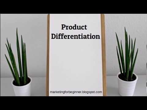 Product Differentiation Basic Theory - For Beginners and Student College