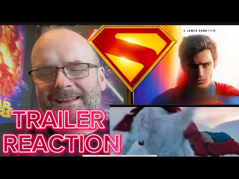 Reaction - SUPERMAN (2025)  trailer / Thoughts. #superman #jamesgunn #dc #dccomics #reaction