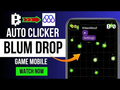 How to Play Blum Game With Auto Clicker App|| Blum Drop Game AUTO Play 😱 || Blum Airdrop Update