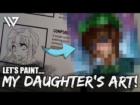 Can I Successfully Paint My Daughter's Artwork??