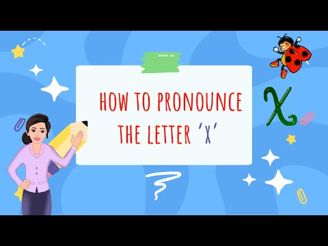 How to pronounce the letter x | special x | Jolly phonics X I spelling rules for kids