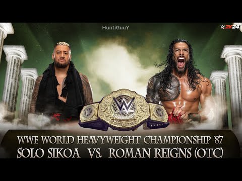 Roman Reigns vs. Solo Sikoa WWE World Heavyweight Championship FULL MATCH