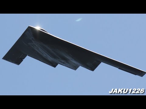 SLEEK B-2 Spirit Flybys Spirit of St. Louis Air Show 2024