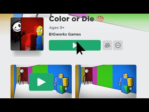 playing (Color or die ROBLOX)