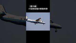 （番外編）小型旅客機の着陸態勢 #shorts #飛行機 #着陸 #飛行場