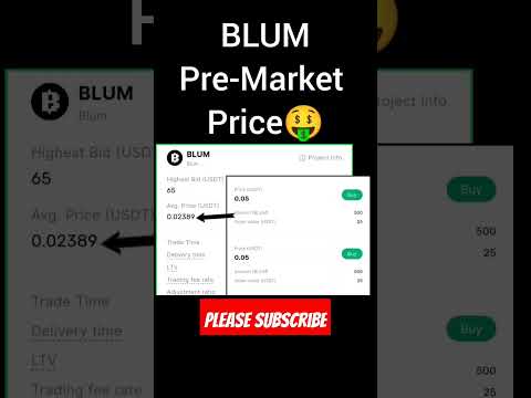 Blum New Market Price 😜 Blum Season 2 Update 🤑| Blum New Update #blum #update #shorts