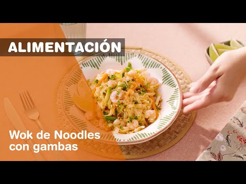 Prepara un delicioso Wok de Noodles con gambas