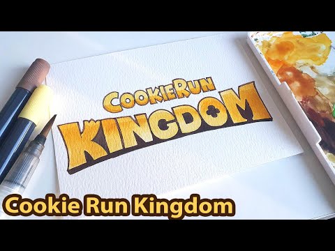 How to draw Cookie Run Kingdom Title