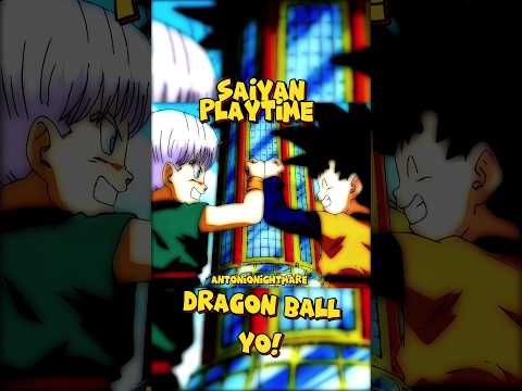 Goten & Trunks Saiyan Playtime VS Abo and Kado - Dragon Ball Yo! Great Fathers!  #dragonball