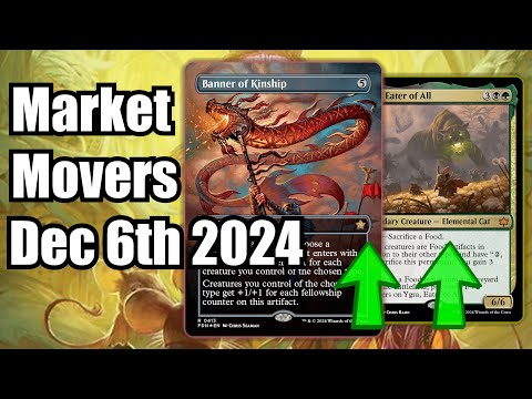 MTG Market Movers - Dec 6th 2024 - Pioneer & standard Cards Rise! Banner of Kinship!