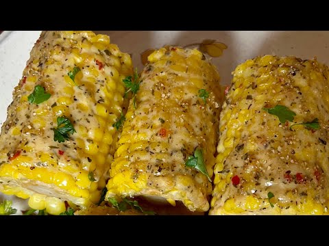 Parmesan Garlic Corn on The Cob Recipe #tiktokviral