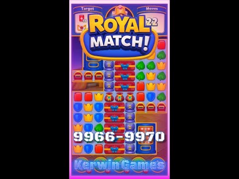 Royal Match Level 9966 9967 9968 9969 9970 - No Boosters Gameplay