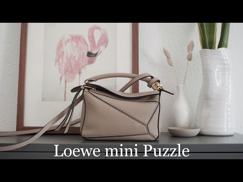 推坑分享丨LOEWE mini Puzzle 居然能裝這麼多東西！日常百搭超實用，才不是小廢包！