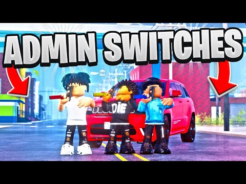 SLIDING WITH THE NEW ADMIN GLOCK SWITCHES IN THIS PHILLY ROBLOX HOOD GAME