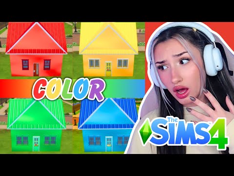 Every TINY HOME is a different COLOR in The Sims 4