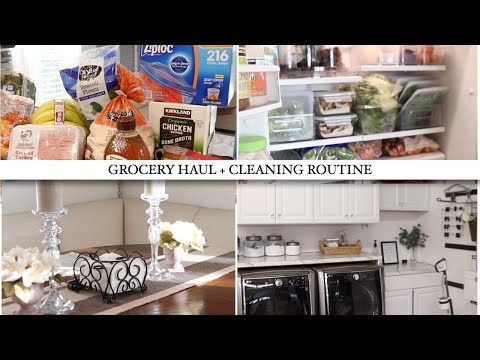 GROCERY HAUL | SETTING UP MY CLEANING ROUTINE FOR 2024 | CLEAN WITH ME | CLEANING MOTIVATION