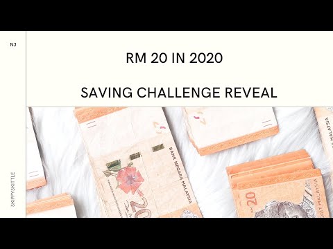 Reveal Simpan duit RM 20 untuk 1 tahun. 2021 nak simpan berapa pulak RM50? 🤔