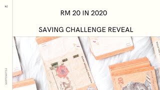 Reveal Simpan duit RM 20 untuk 1 tahun. 2021 nak simpan berapa pulak RM50? 🤔