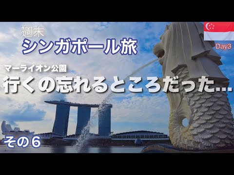 忘れてた...マーライオン公園で定番風景を見る【週末シンガポール旅vol.6】