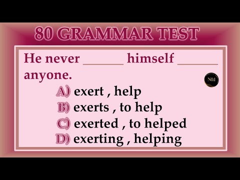 80 Mixed Grammar MCQs | Master English Tenses with Multiple Choice Questions | No.1 Quality English