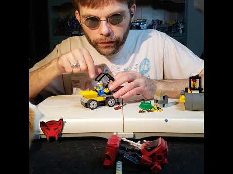 60284 & 60401 Roadwork Truck & Steamroller a Blindbuilds Review w/ Kream da Cat