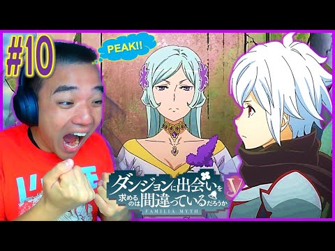 THE GREATEST DANMACHI ARC IS HERE!!! | DanMachi Season 5 Episode 10 REACTION [ダンまちⅤ 豊穣の女神篇 10話の反応]